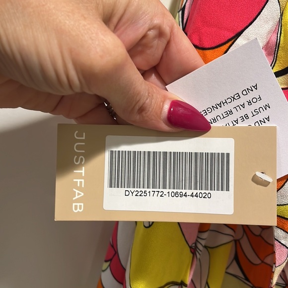 NWT JustFab Floral Print Tiered Maxi Dress S Spring In Love Dress Bliss Blossom - Picture 11 of 12